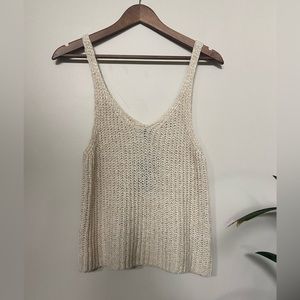 🌸 Moon&Madison 🌸 cream knit tank top